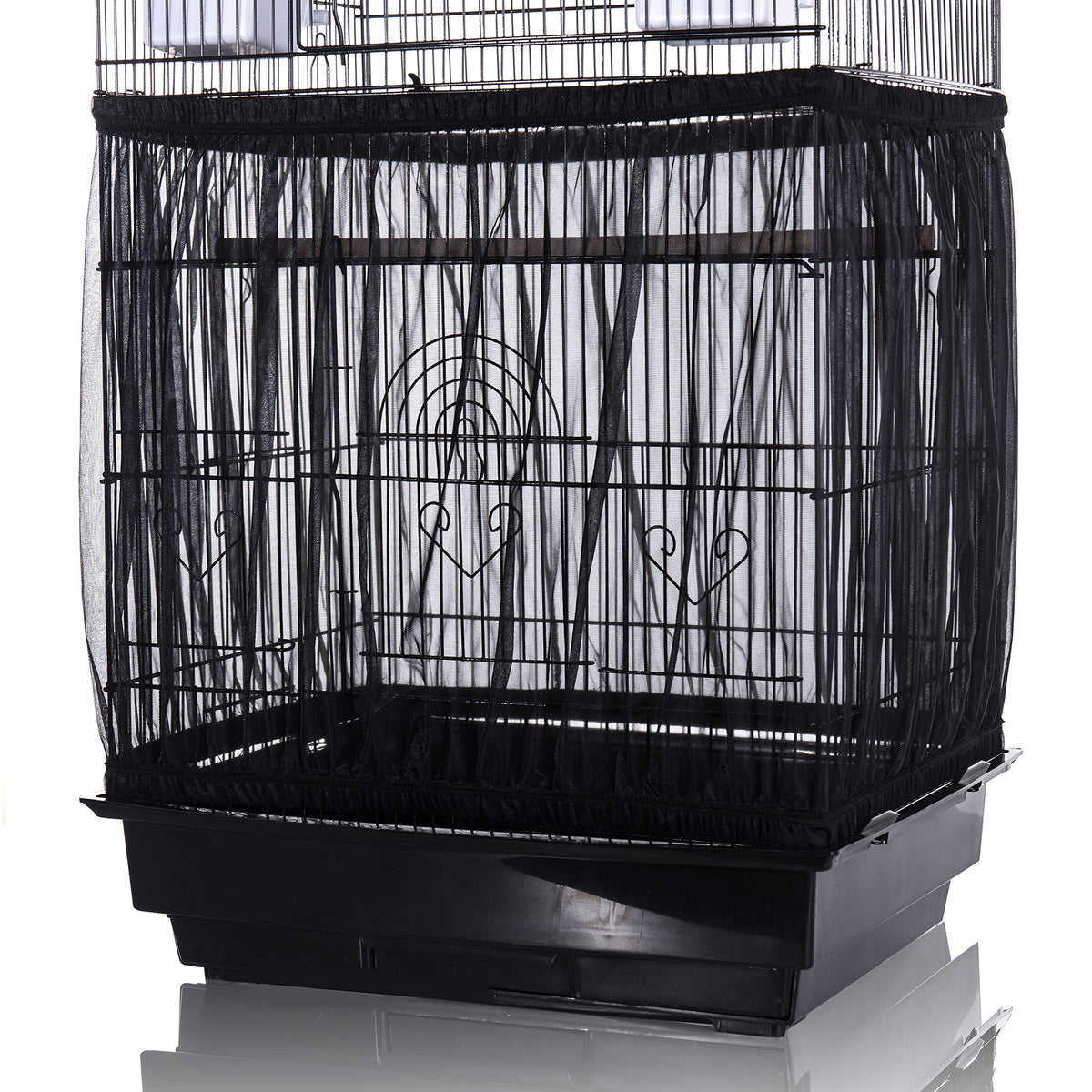 Tamu style attrape-graines cage grand filet : protège le sol des graines