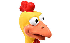 Poulet en caoutchouc Tamu style, détails peints pour attirer l’attention du chien