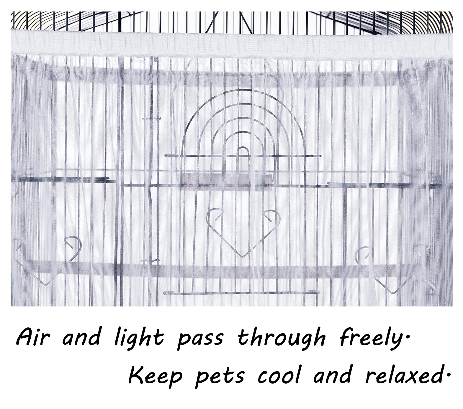 Tamu style couverture cage-maillage respirant: laisse passer air et lumière.