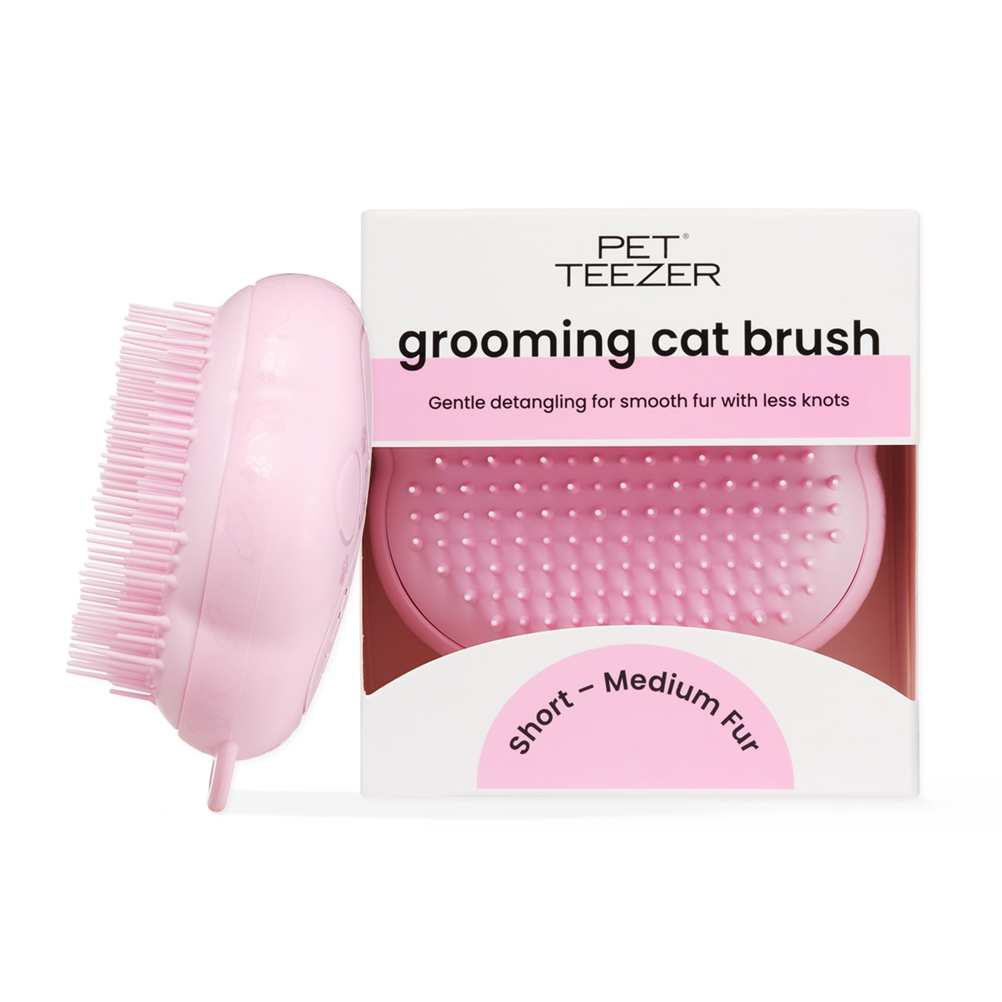 Brosse Tangle Teezer Chat pour détourage rapide sans tiraillement.