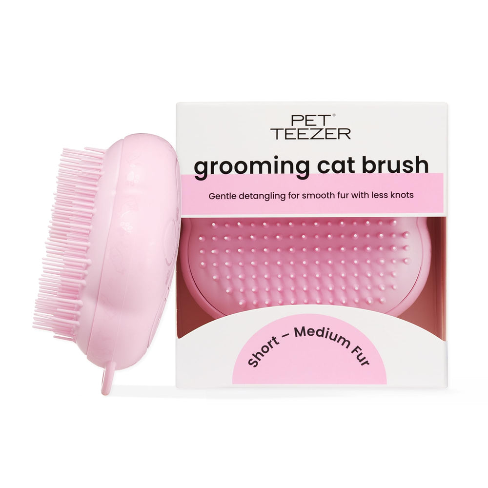 Brosse Tangle Teezer Chat pour détourage rapide sans tiraillement.