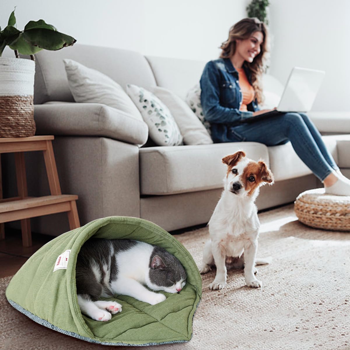 Nid TangN lavable en machine, nettoyage pratique et rapide.