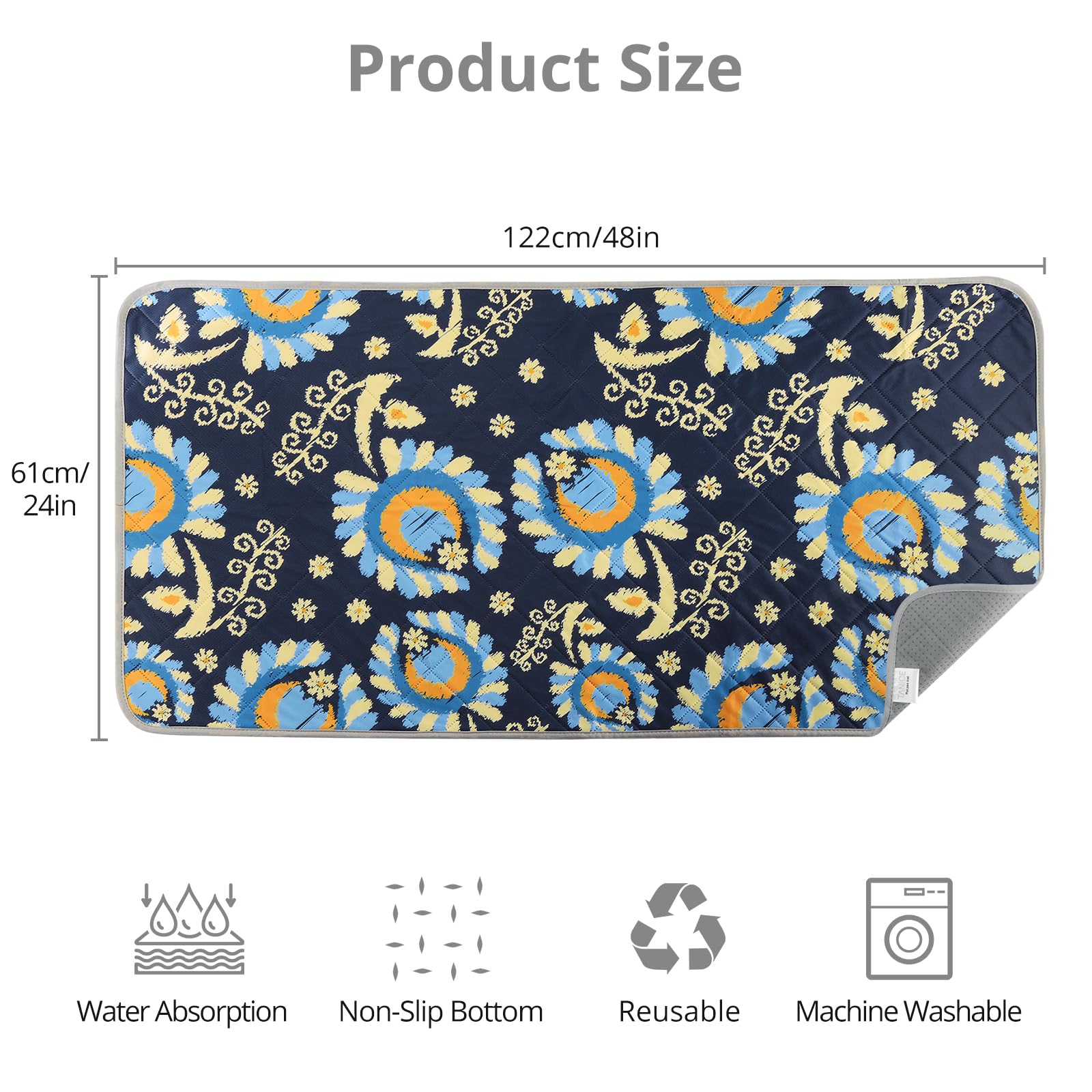 Tanice tapis-absorbant-cochon-d-inde, nid sec et propre.