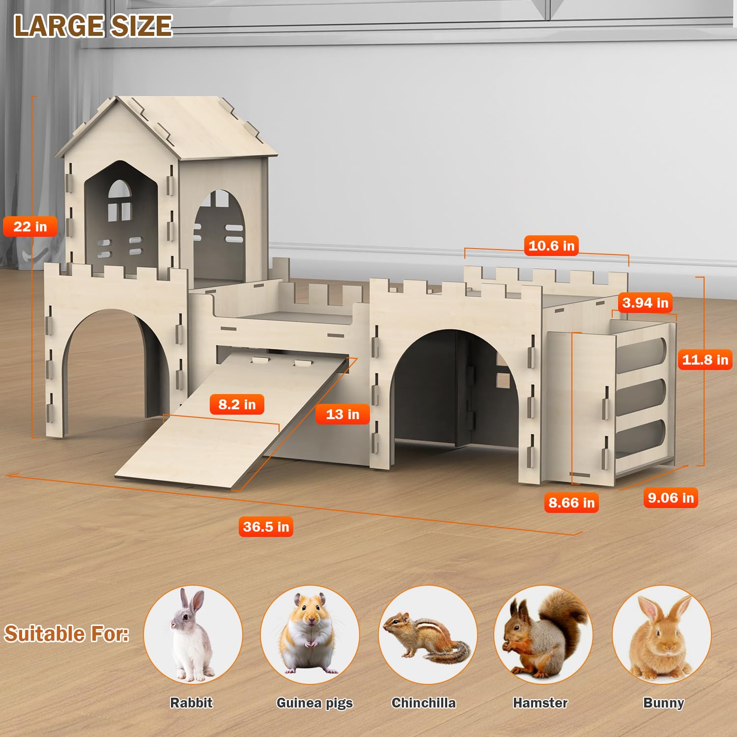 TankMatDecor Distributeur de foin intégré, simplifie le repas et le confort.