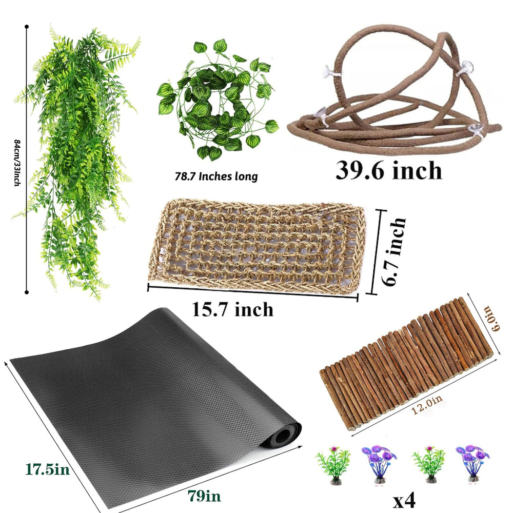 TankMatDecor plantes-support-terarium-4: enrichissement visuel et installation facile.