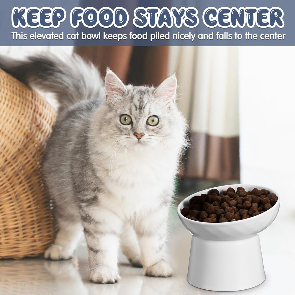 Tanlade bol chat nourriture et eau séparés pour alimentation équilibrée.