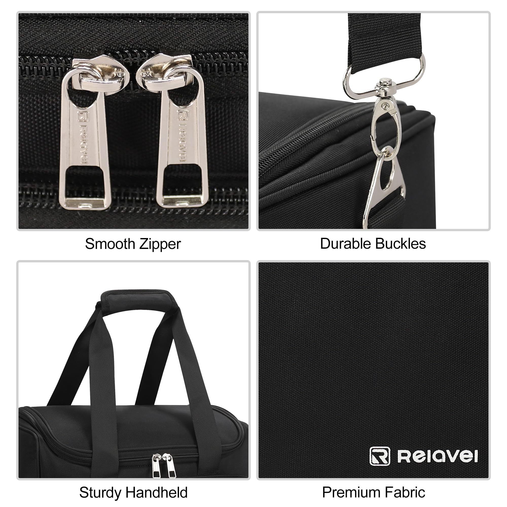 Tanto sac toilettage, poignée robuste et sangle ajustable pour transporter facilement.