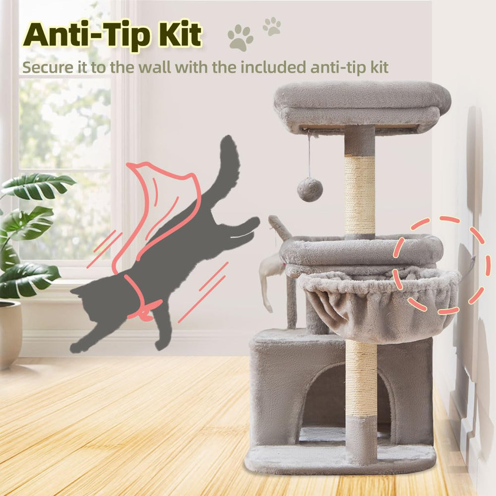 Taoqimiao arbre-chat panier-douillet procure un repos doux et apaisant