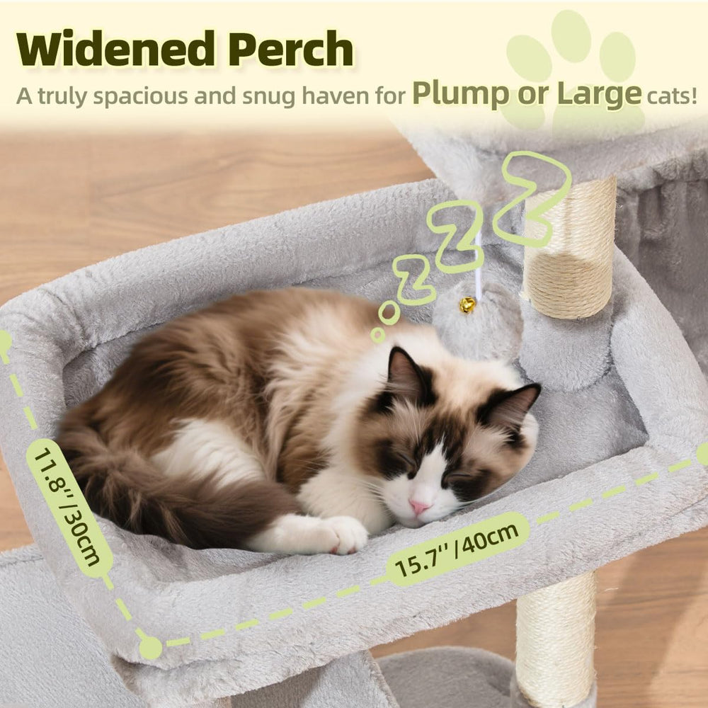 Taoqimiao arbre-chat plateforme-repos 40x30 offre espace généreux