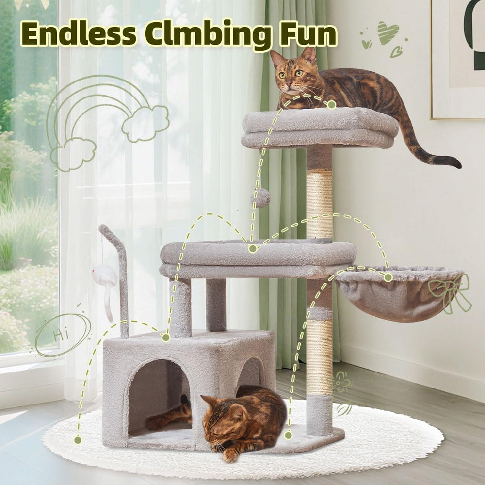 Taoqimiao arbre-chat structure-robuste-certifie-carb assure durabilité
