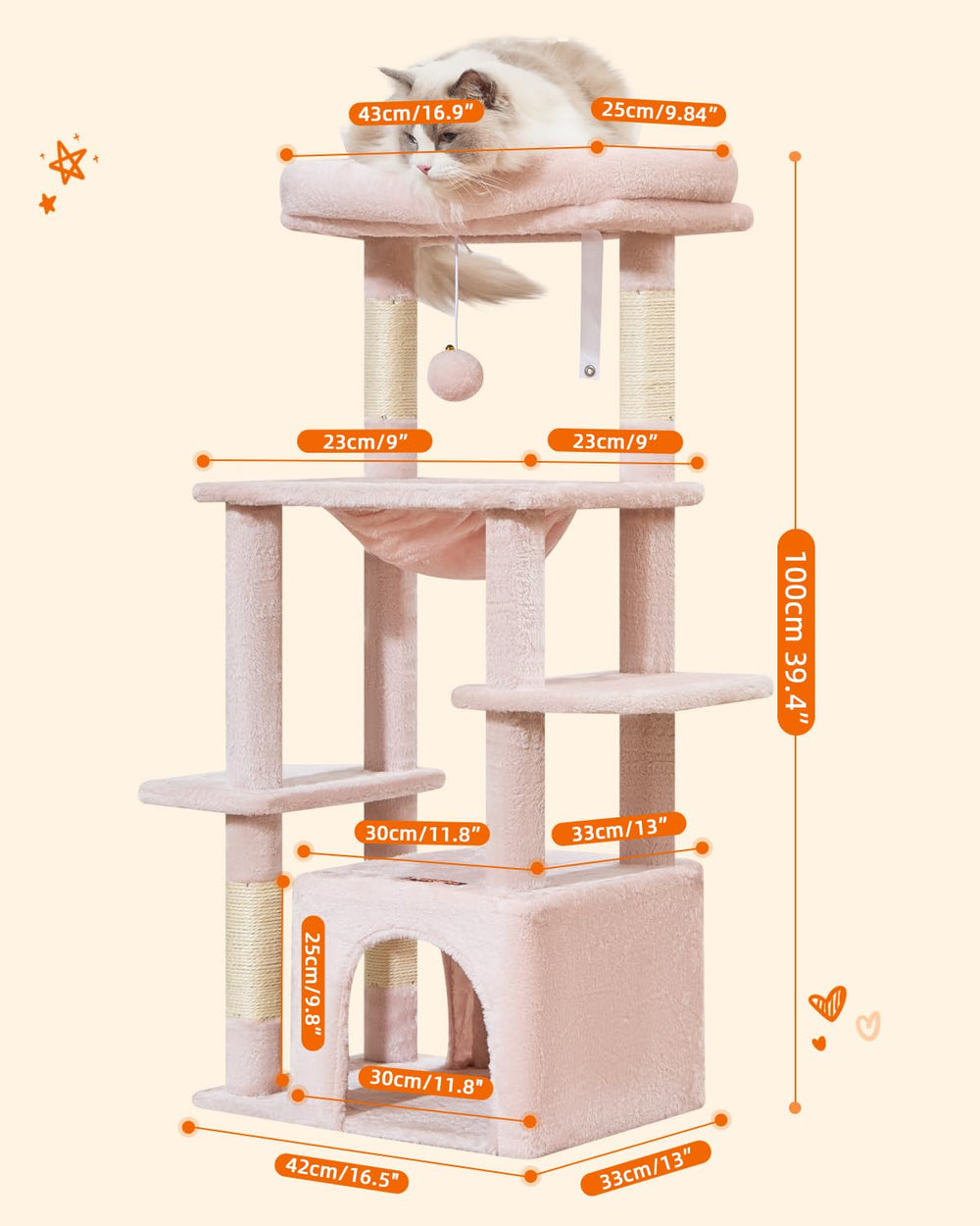 Taoqimiao condo chat spacieux, parfait pour des siestes paisibles.