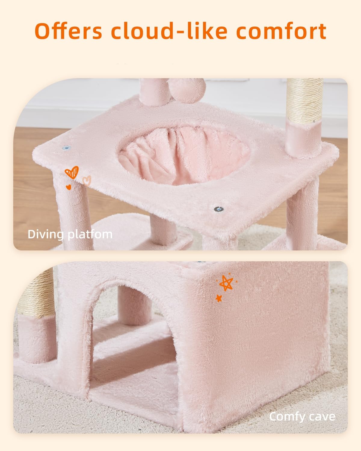 Taoqimiao design trois niveaux, parfait pour les jeux et l’exploration.