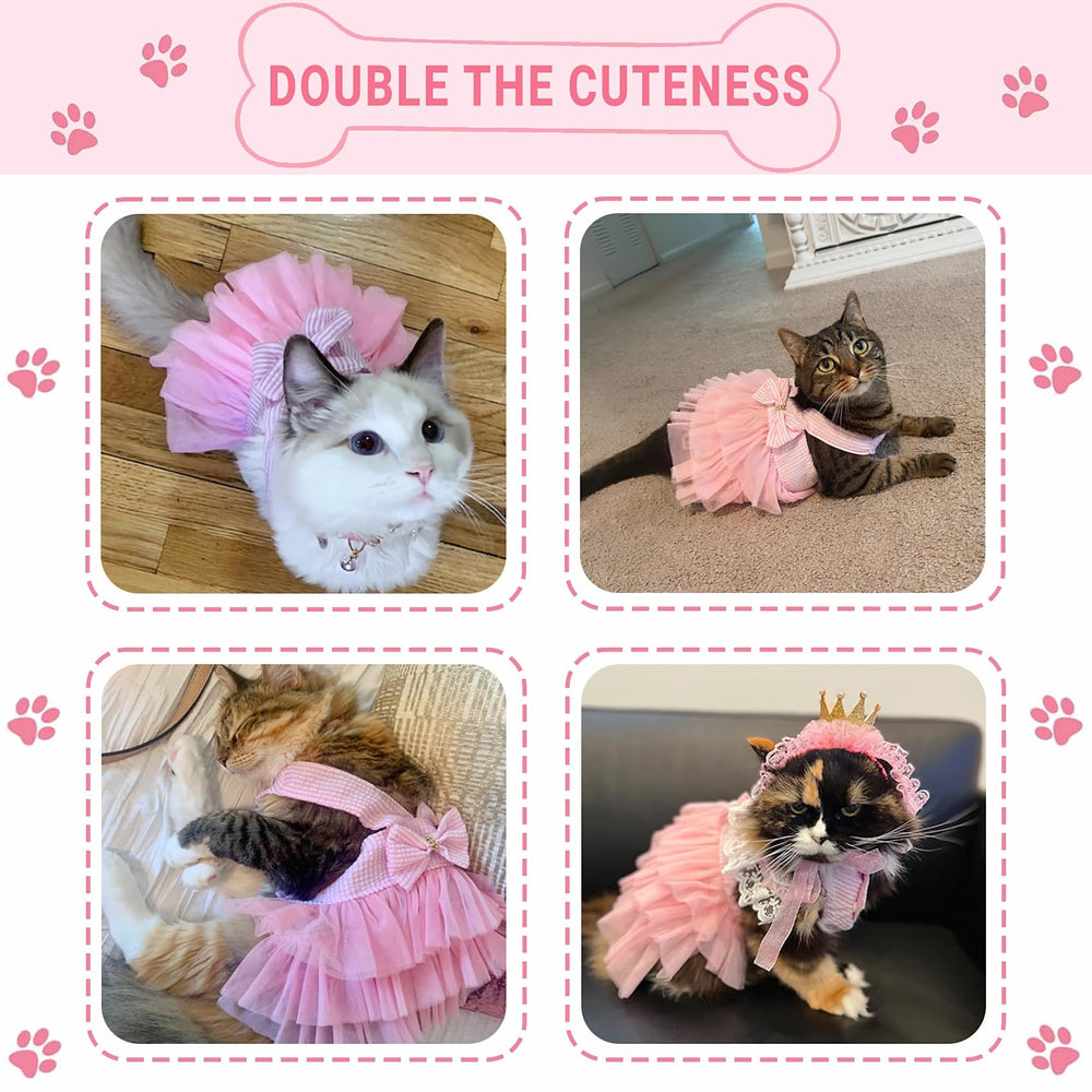 Tapbull guide des tailles robe chien rose — six tailles disponibles