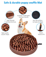AMIR tapis alimentation lente – base antidérapante pour rester en place.
