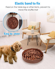 AMIR tapis alimentation lente – lavable et utilisable en intérieur.