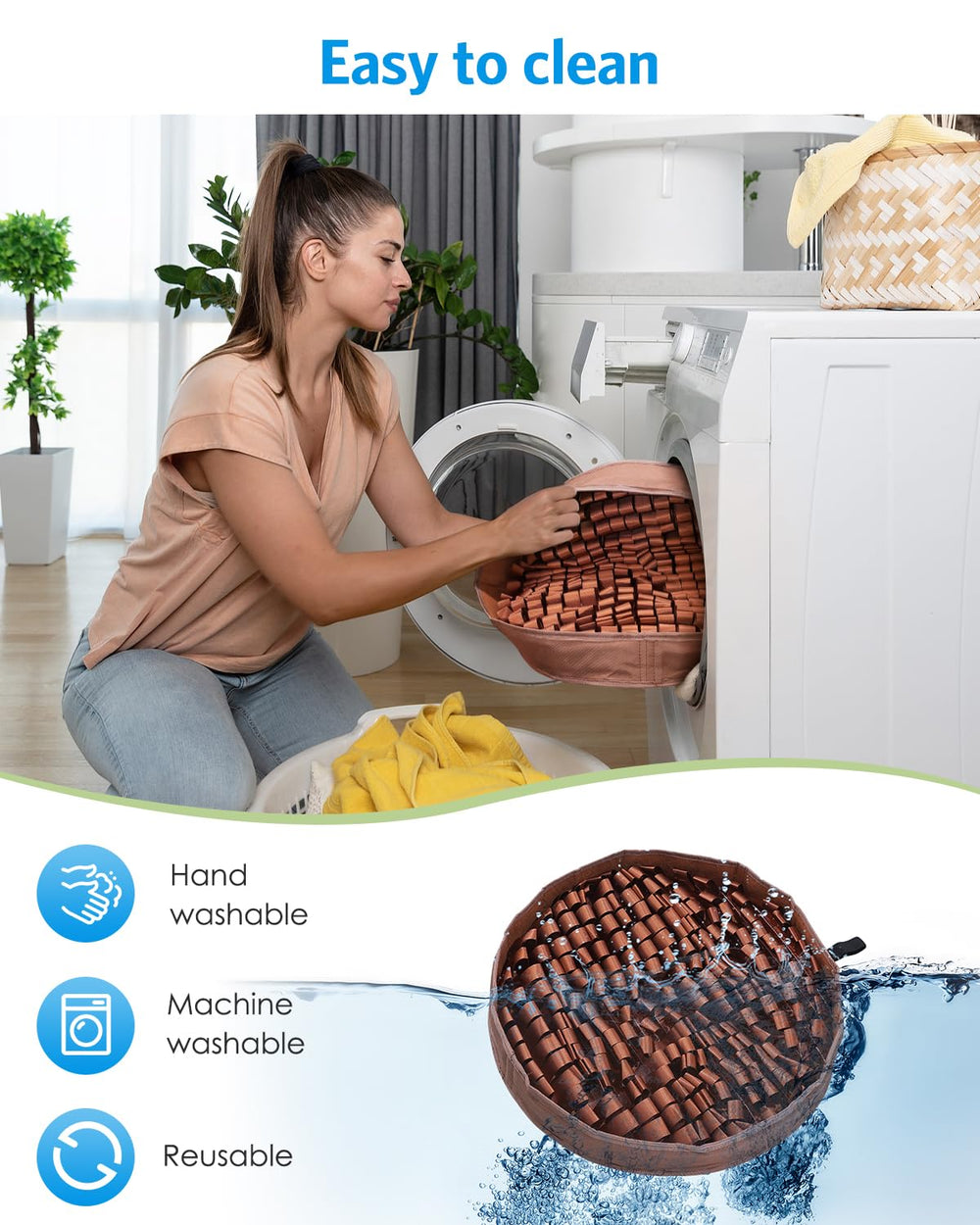 AMIR tapis alimentation lente – convient petites et moyennes races.