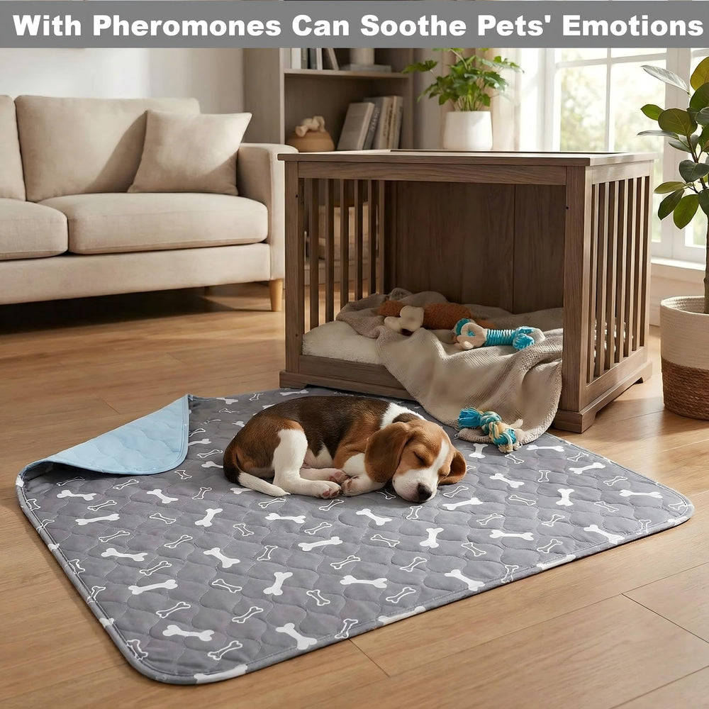 Tapis réutilisable pour chiots, pratique en voyage et apprentissage.