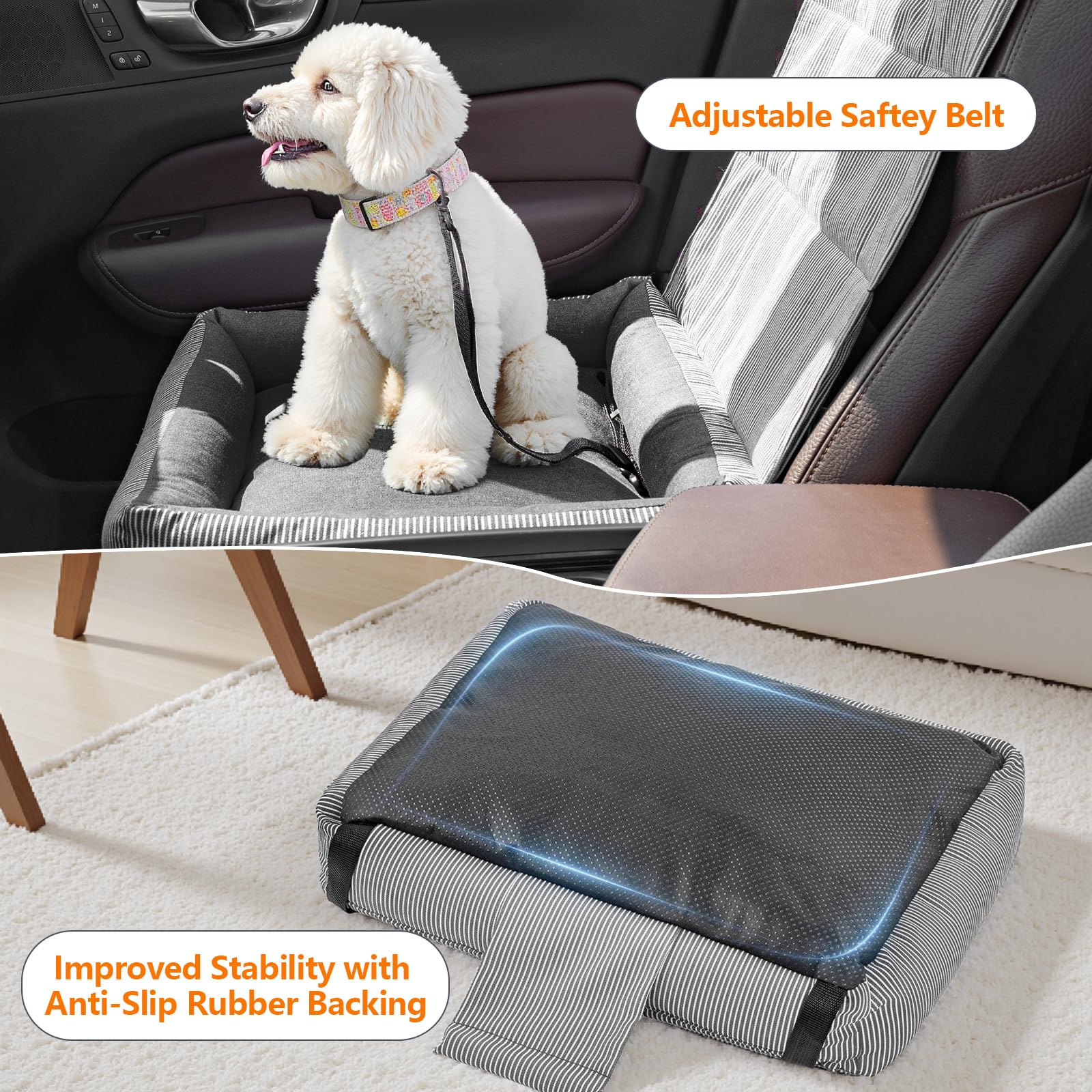 Tapizado Siège Voiture Chien Petit: housse lavable et amovible pour nettoyage rapide