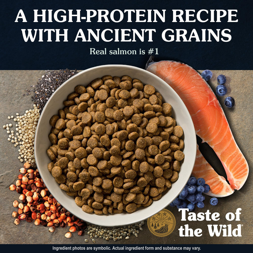 Taste of the Wild Ancient Stream grains anciens, source d'énergie.