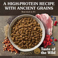Taste of the Wild Ancient Wetlands ingrédients grains anciens riches en fibres et protéines