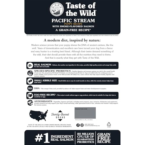 Taste of the Wild Pacific Stream saumon fumé — goût riche et digestibilité