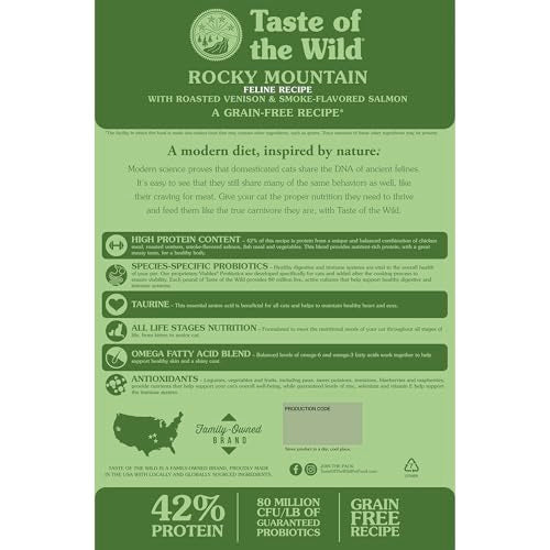 Taste of the Wild Rocky Mountain Saumon fumé – saveur savoureuse pour satisfaire l'appétit.