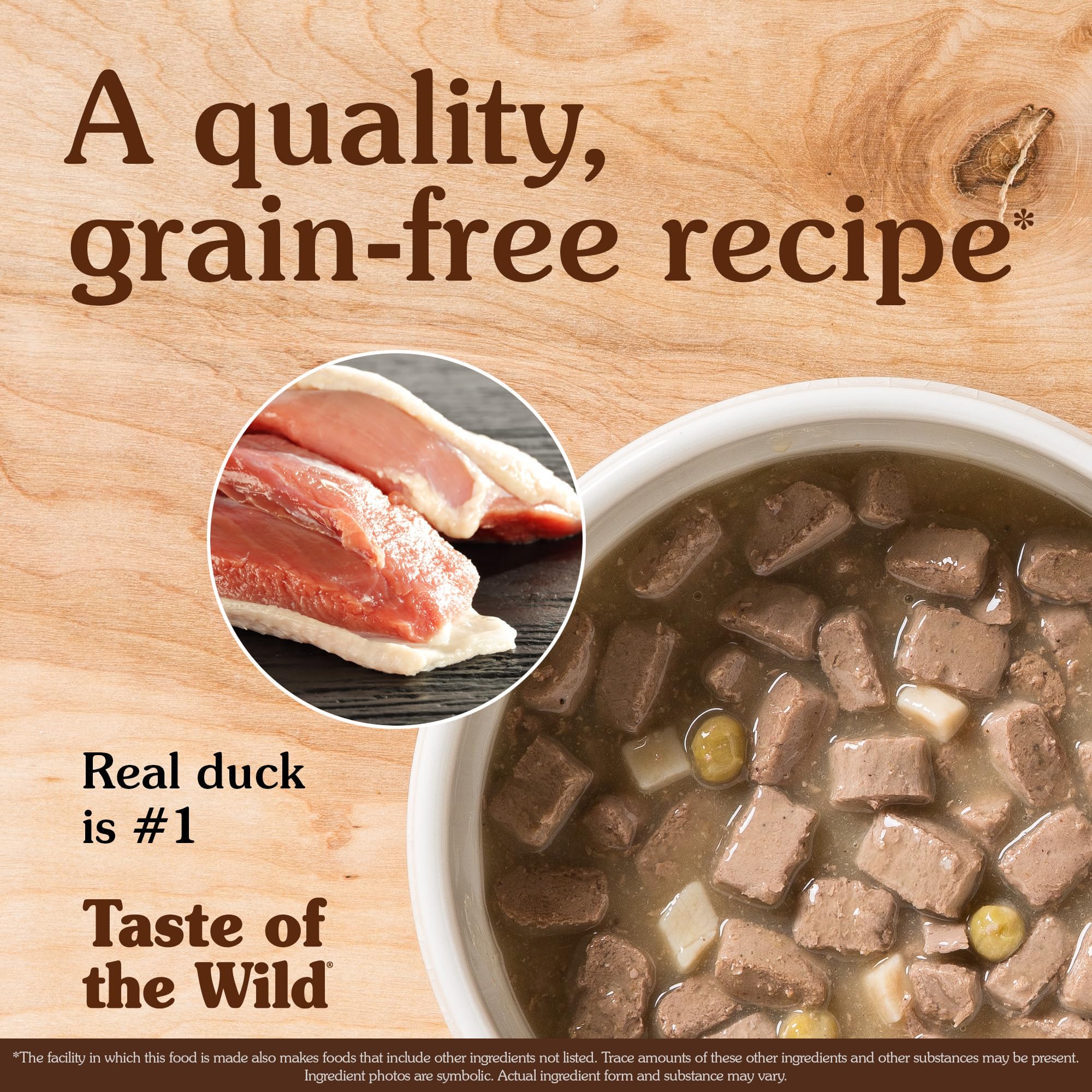 Taste of the Wild Wetlands: ingrédients de base de qualité pour chiens.