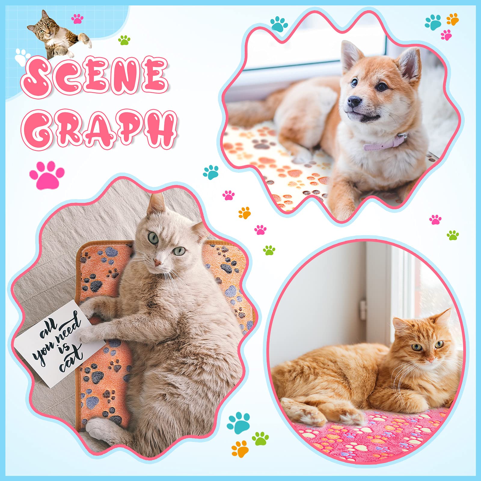 Tatuo couverture chien voyage rose, légère et facile à emporter.