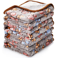 Couverture Tatuo ensemble quatre, empreintes-pattes, confort quotidien pour animal.