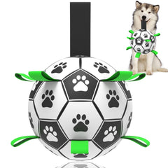 Ballon de foot TBC PET avec sangles prêt pour jeux extérieurs