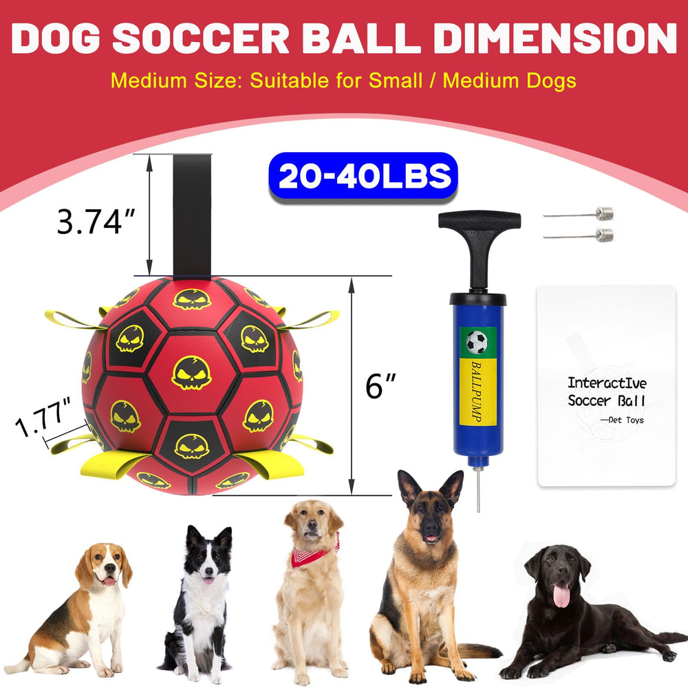 Ballon TBC PET avec sangles, pratique pour lancer et saisir.