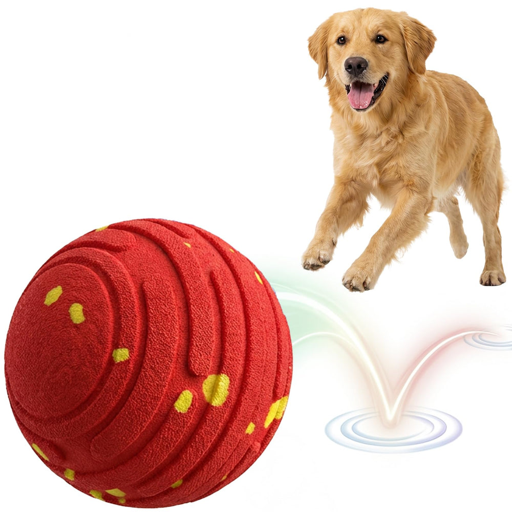 Balle interactive TBC PET mode passif, rebond rapide pour chiens énergiques en intérieur.