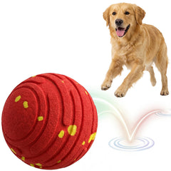 Balle interactive TBC PET mode passif, rebond rapide pour chiens énergiques en intérieur.
