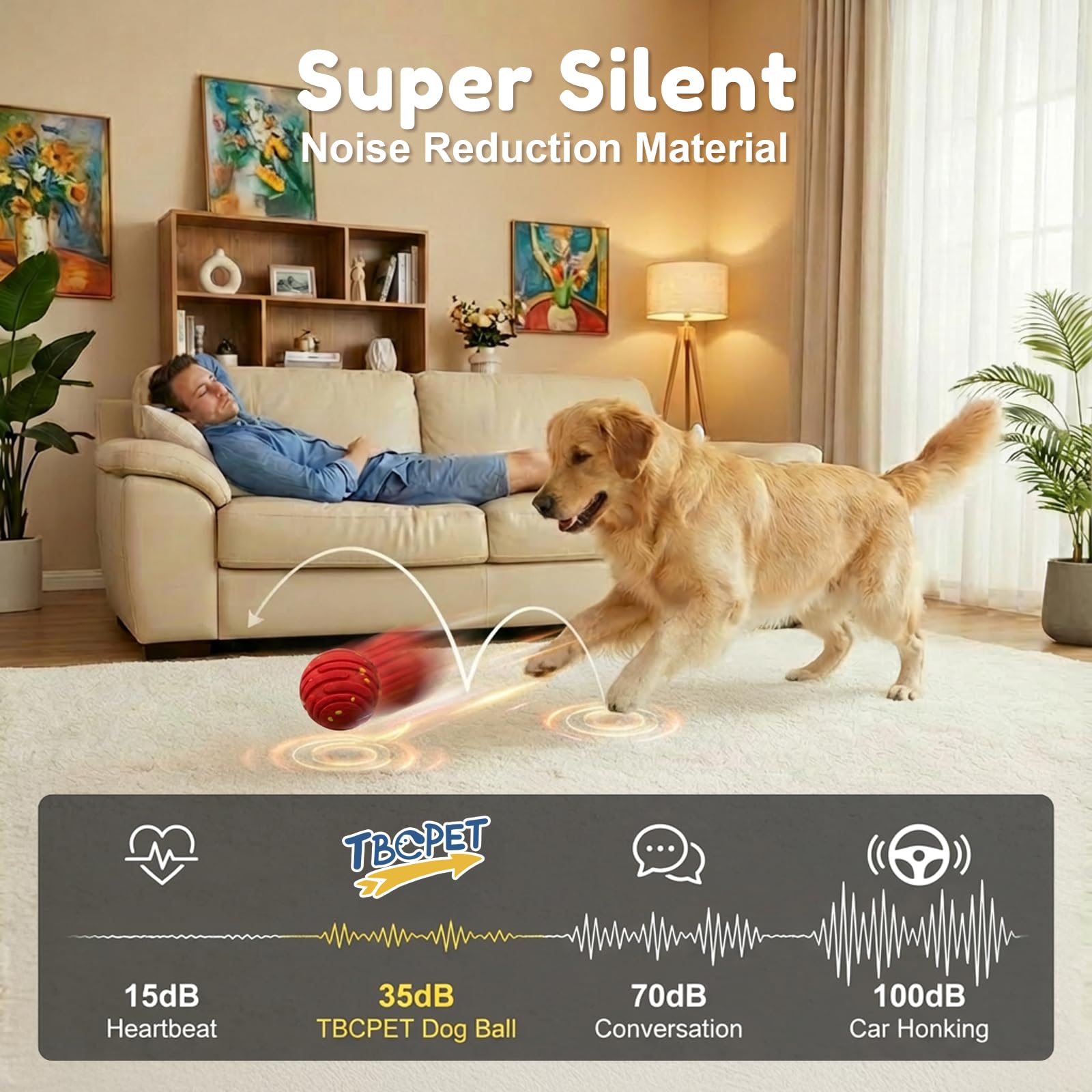 Utilisation polyvalente intérieur et extérieur, compagnon ludique pour votre chien.