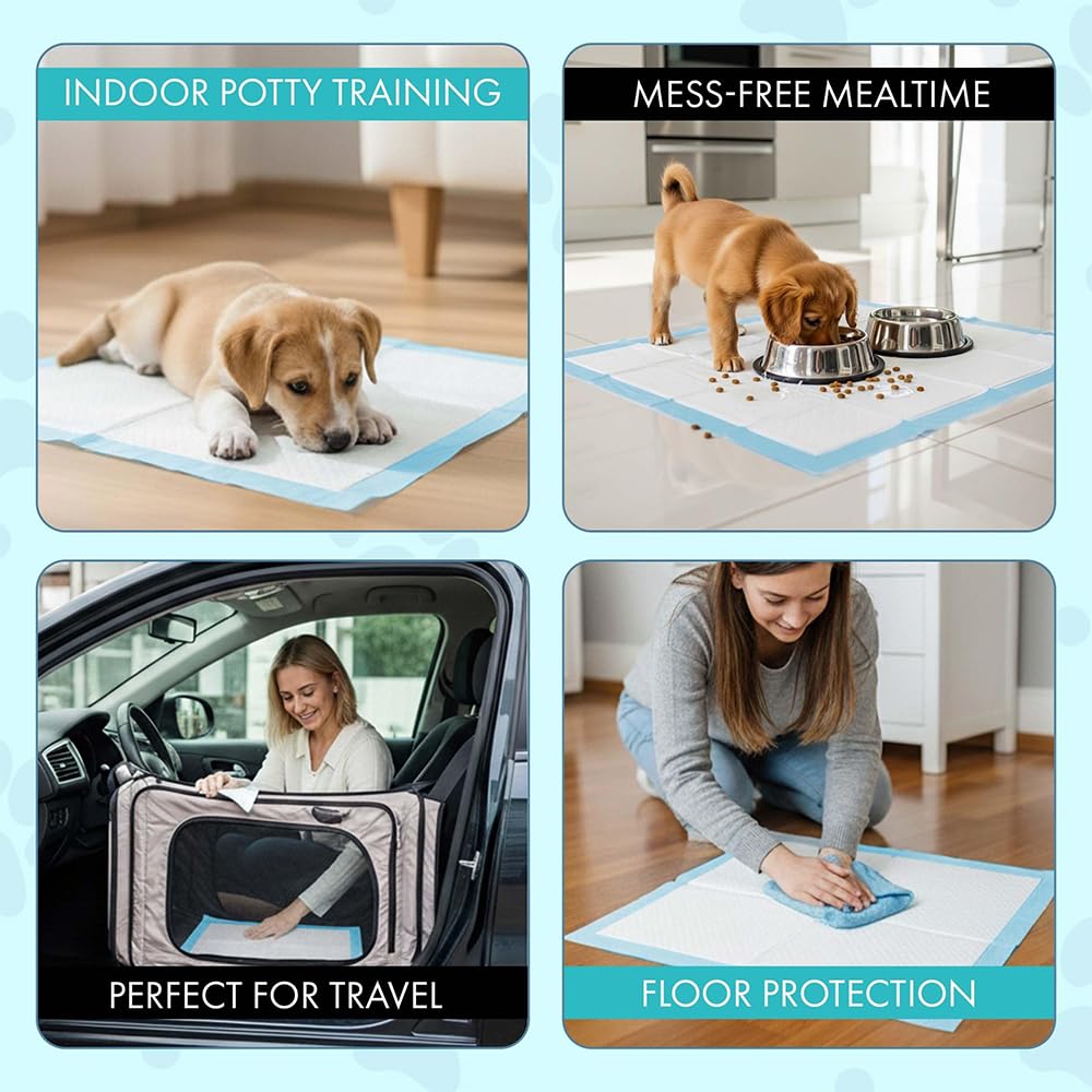 TBM Puppy Pads compatibilité chiots, chiens, chats et lapins.