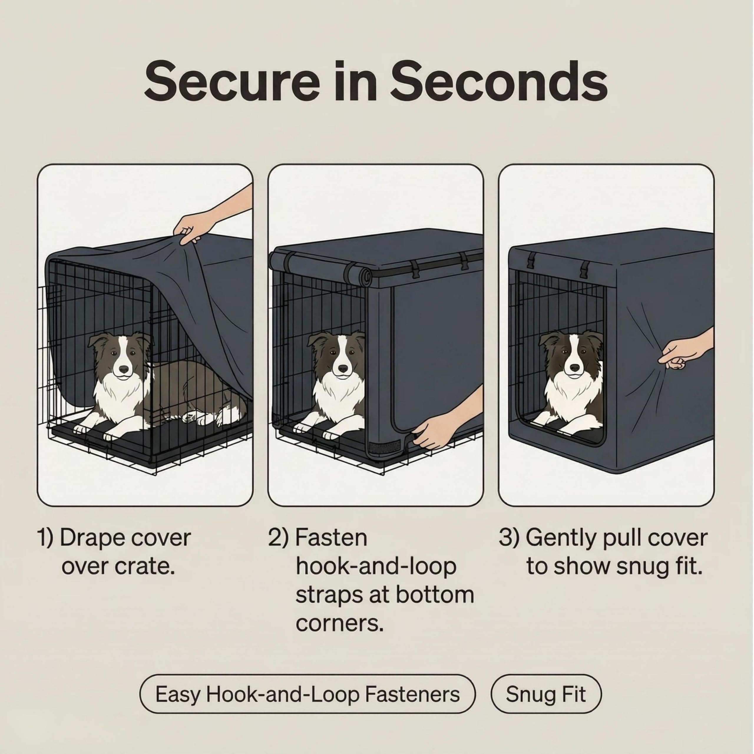 TBNO couvre-cage chien, entretien simple et nettoyage rapide.