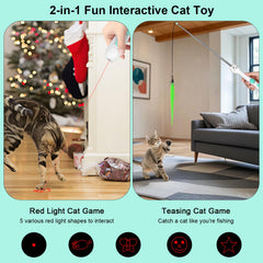 TBTeek: perche rétractable pour exercice et amusement du chat.