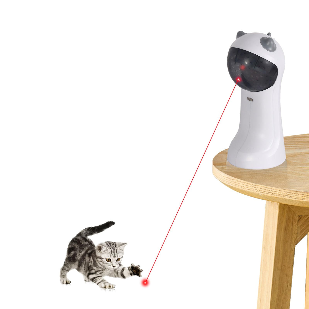 TBTeek Chat Jout automatique en mouvement et rotation pour stimuler le jeu