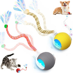 Jouet chat interactif Tchernt Speed 2.0, balle roulante stimulant l’instinct.