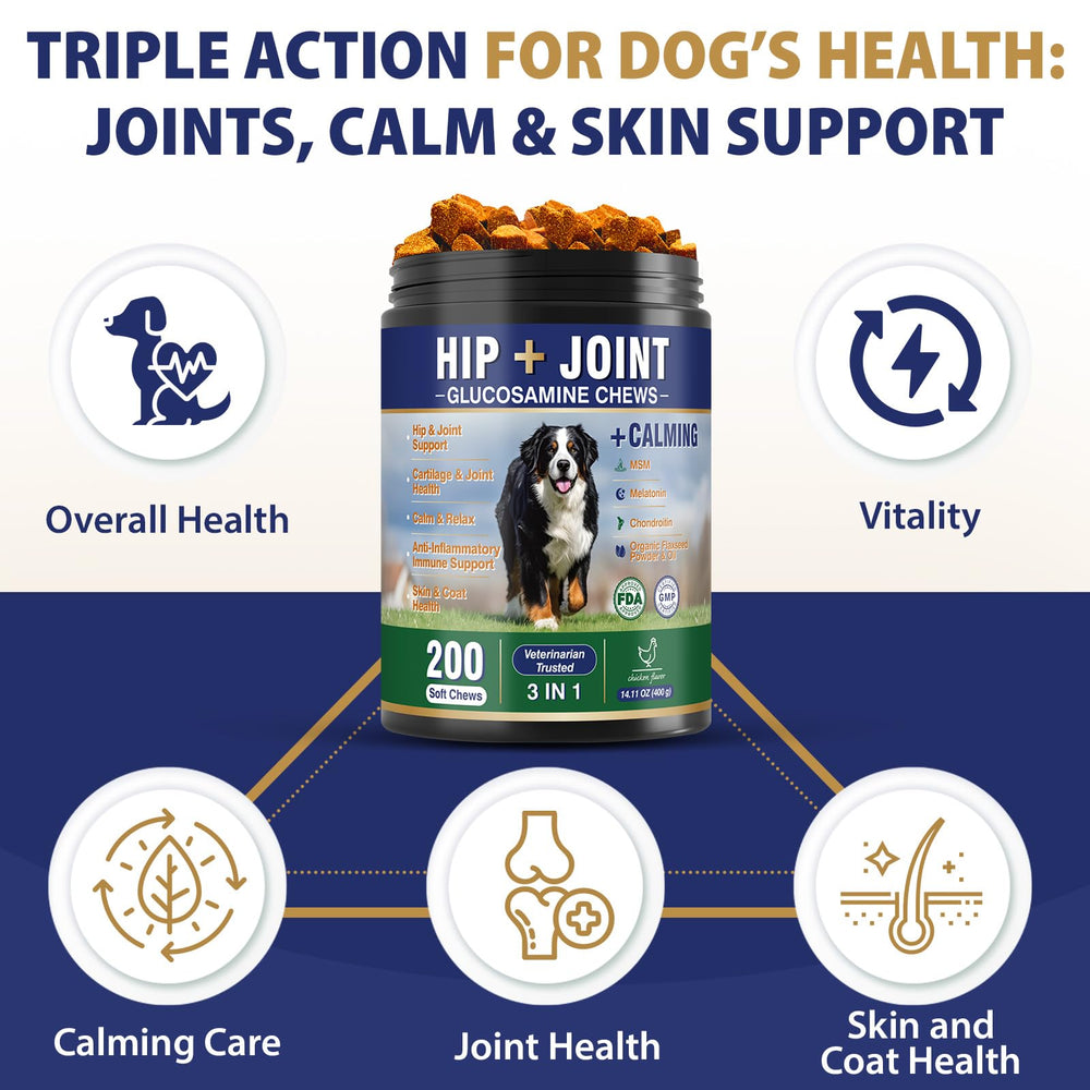 Gommes Tciika saveur poulet pour chiens actifs.