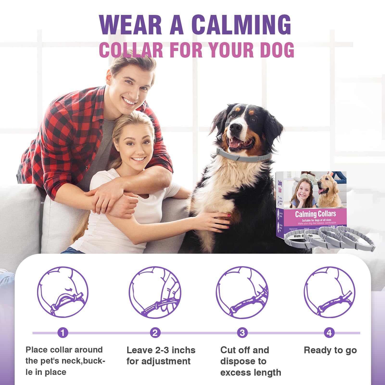 Tcllka collier flexible doux chien – cou confortablement protégé lors des activités