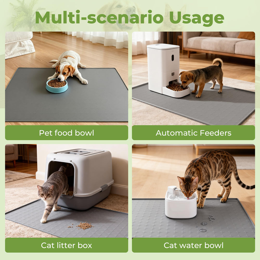 TCULOSD Tapis Alimentaire anti-éclaboussures convient pour repas simples et propres.