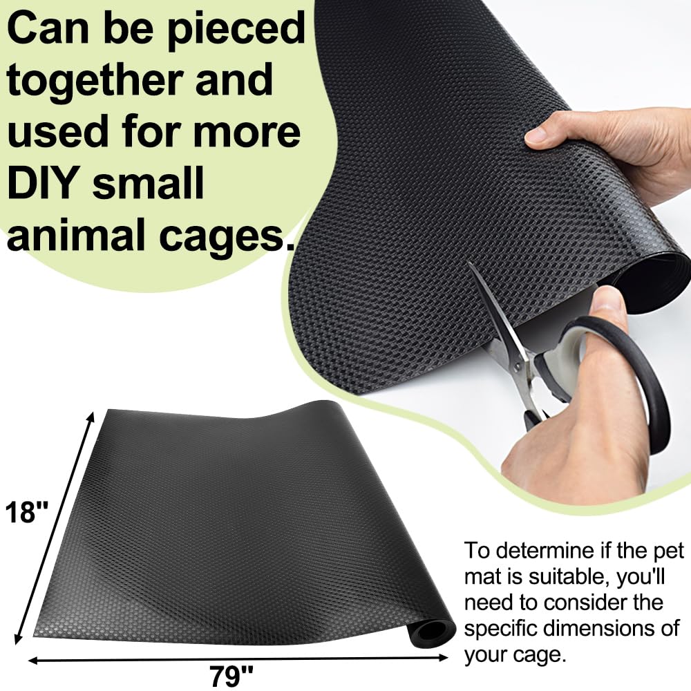 TCYPUHL coupe-sur-mesure pour cage, ajuste facilement la surface.