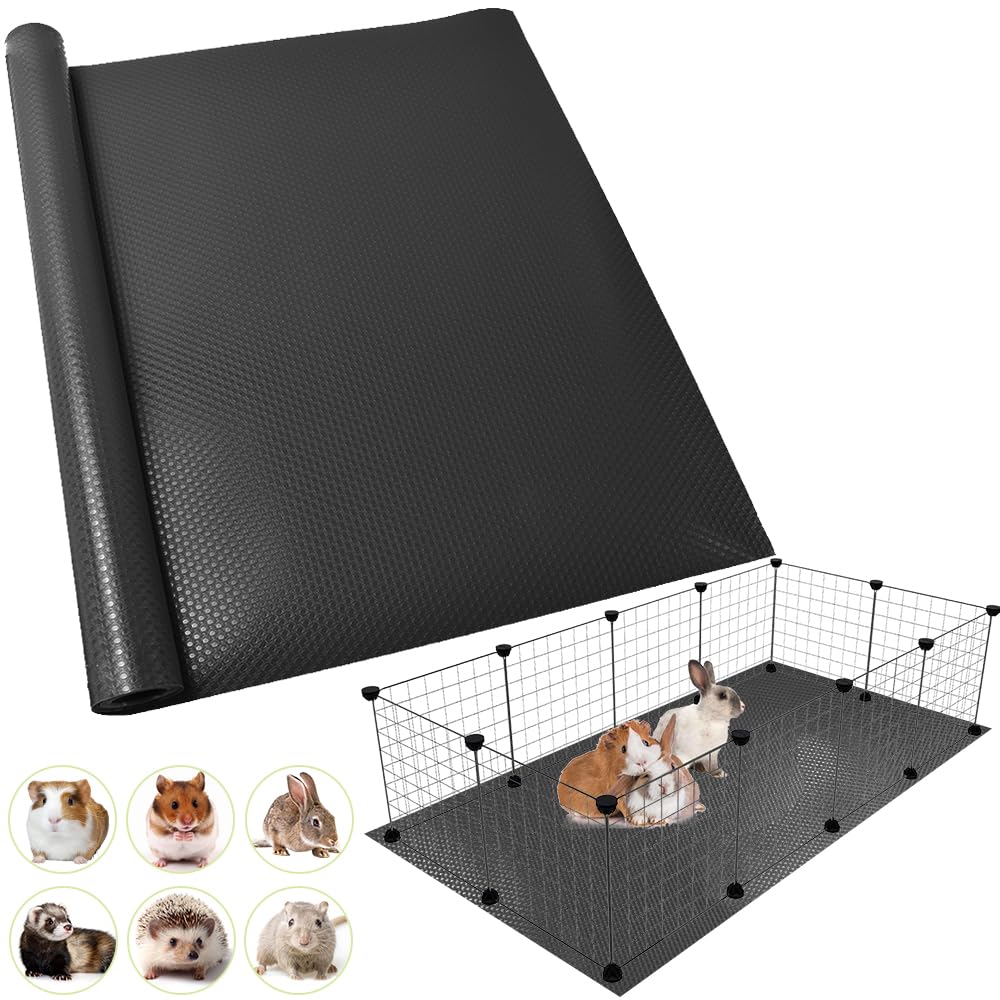 TCYPUHL tapis imperméable pour cage de cochon d’Inde, protection contre les déversements.