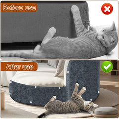 TEBANTY tapis chat taille-sur-mesure — découpe facile adaptée à votre espace.