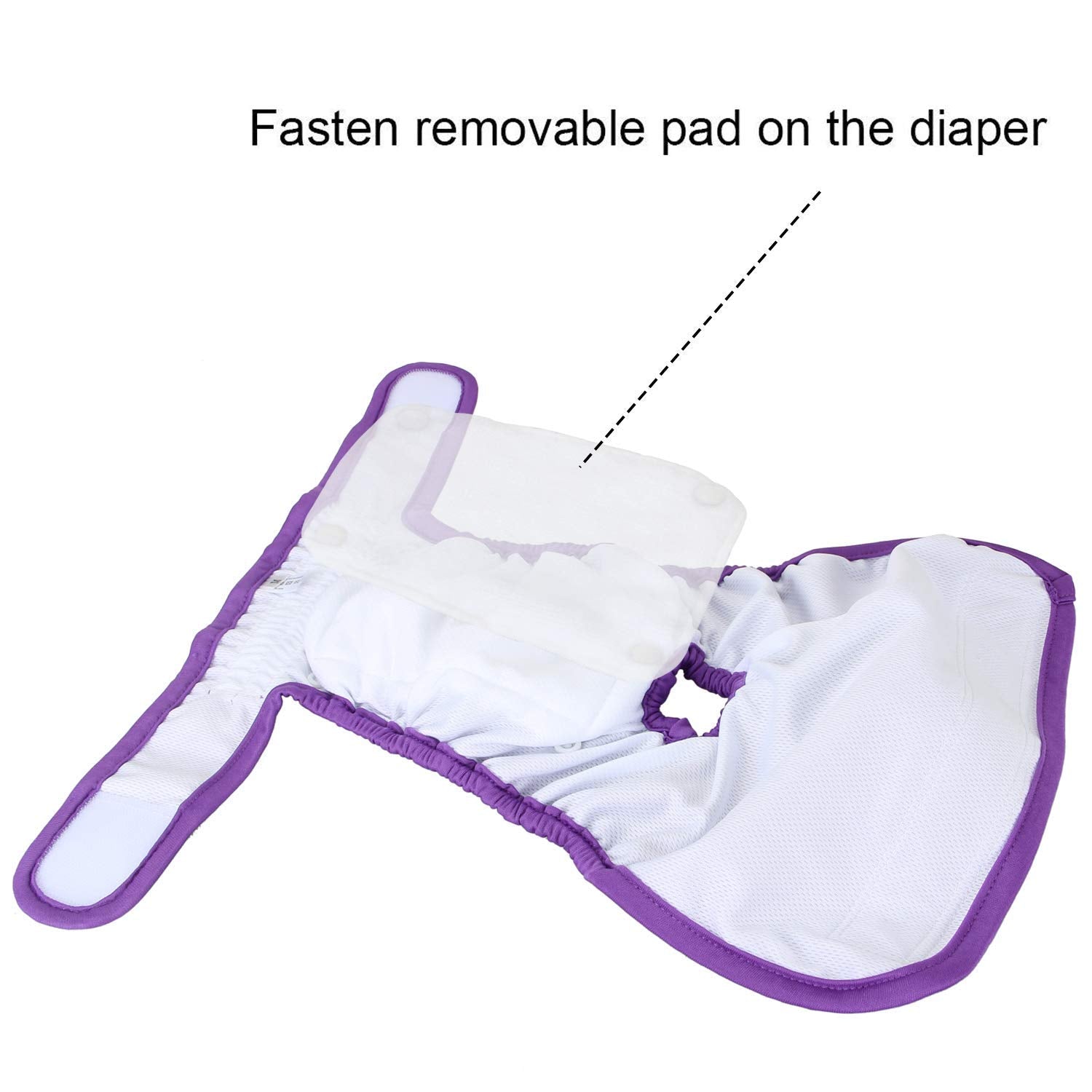 Teamoy coussinets amovibles pour chien, absorption efficace et remplacement facile.