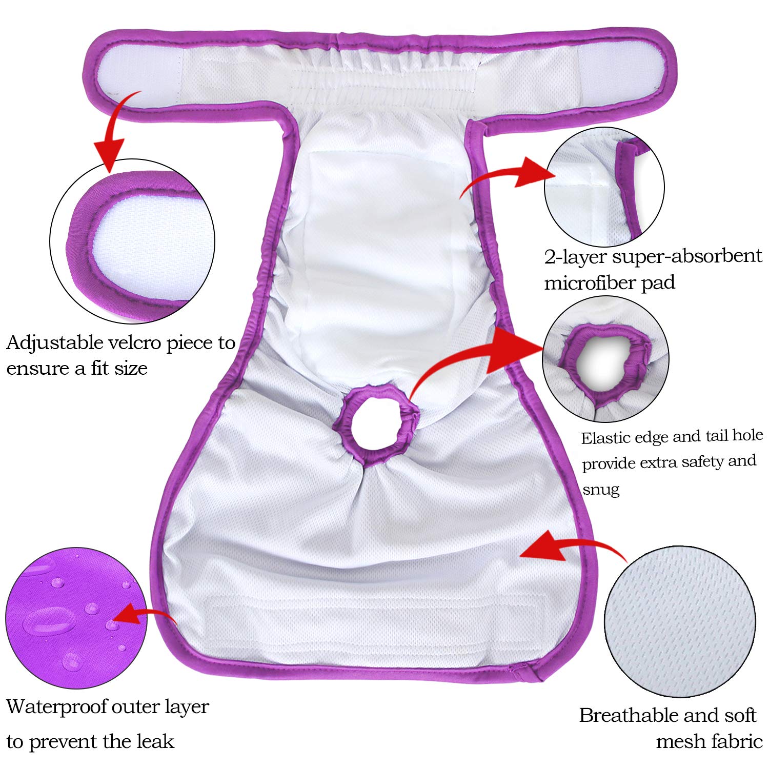 Teamoy: extérieur imperméable PUL protège contre les fuites