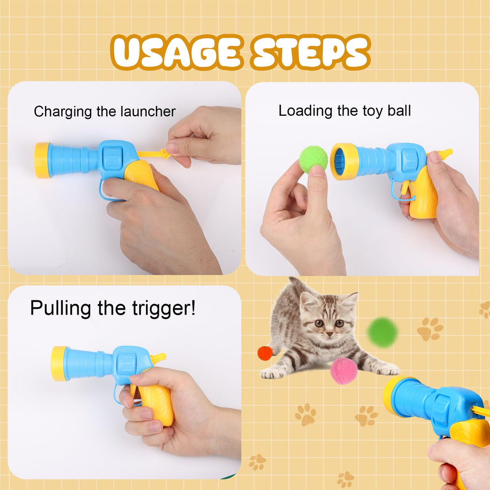 TEAWOO balles sans agents fluorescents, douceur et sécurité pour votre chat.