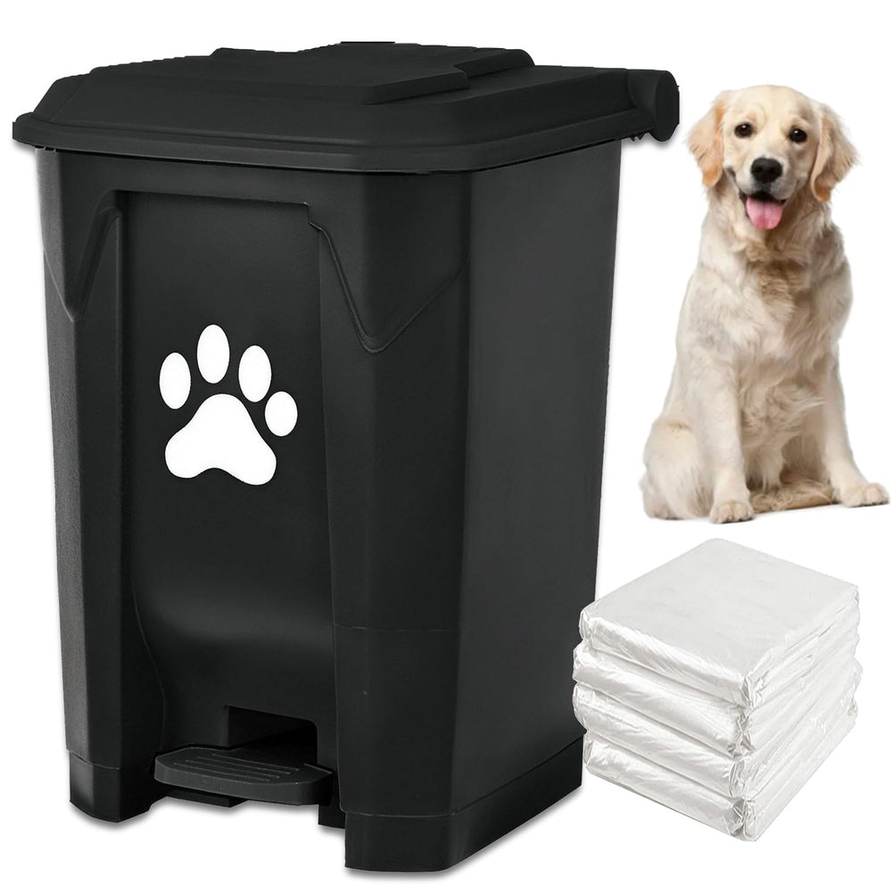 Tebiete station chien pédale ouverture – pratique et mains libres