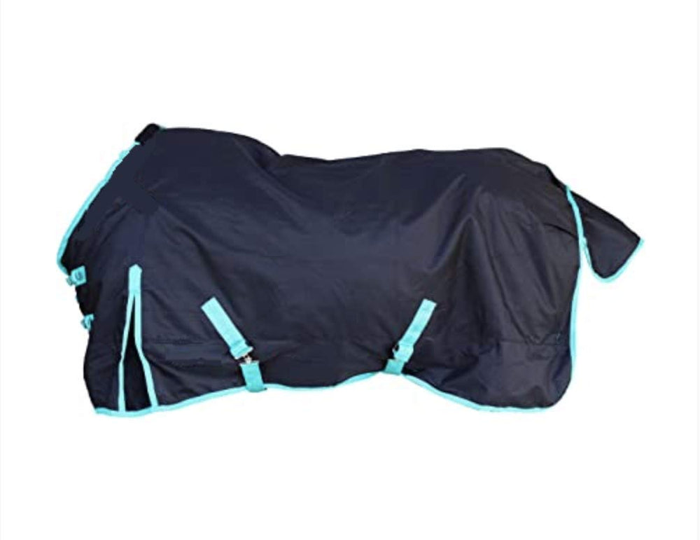 Tech Equestrian couverture pluie, vue avant, protection contre pluie et vent.